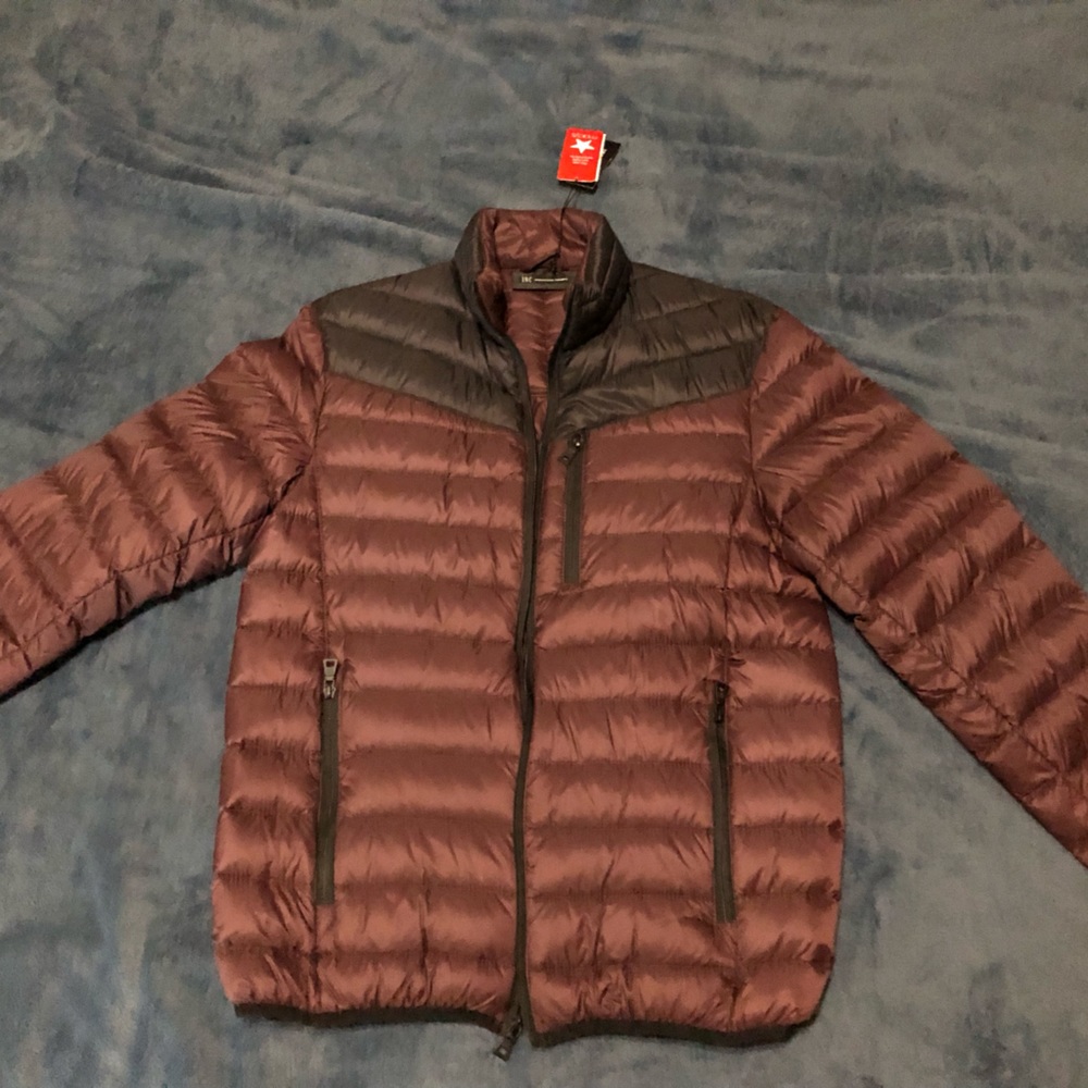 Macy’s Women’s Burgundy Down Puffer Jacket